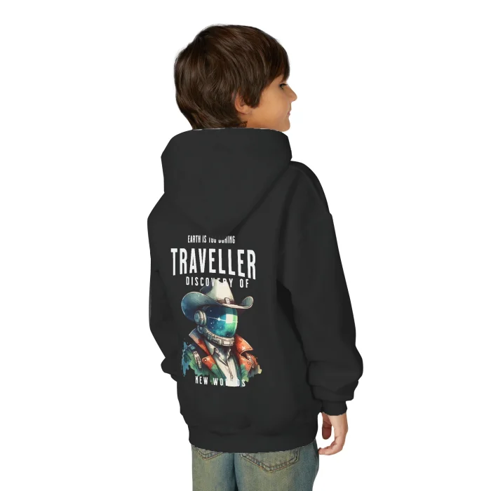 Bluza z kapturem Dziecięca z nadrukiem Traveller Cowboy
